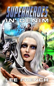 superheroes in denim